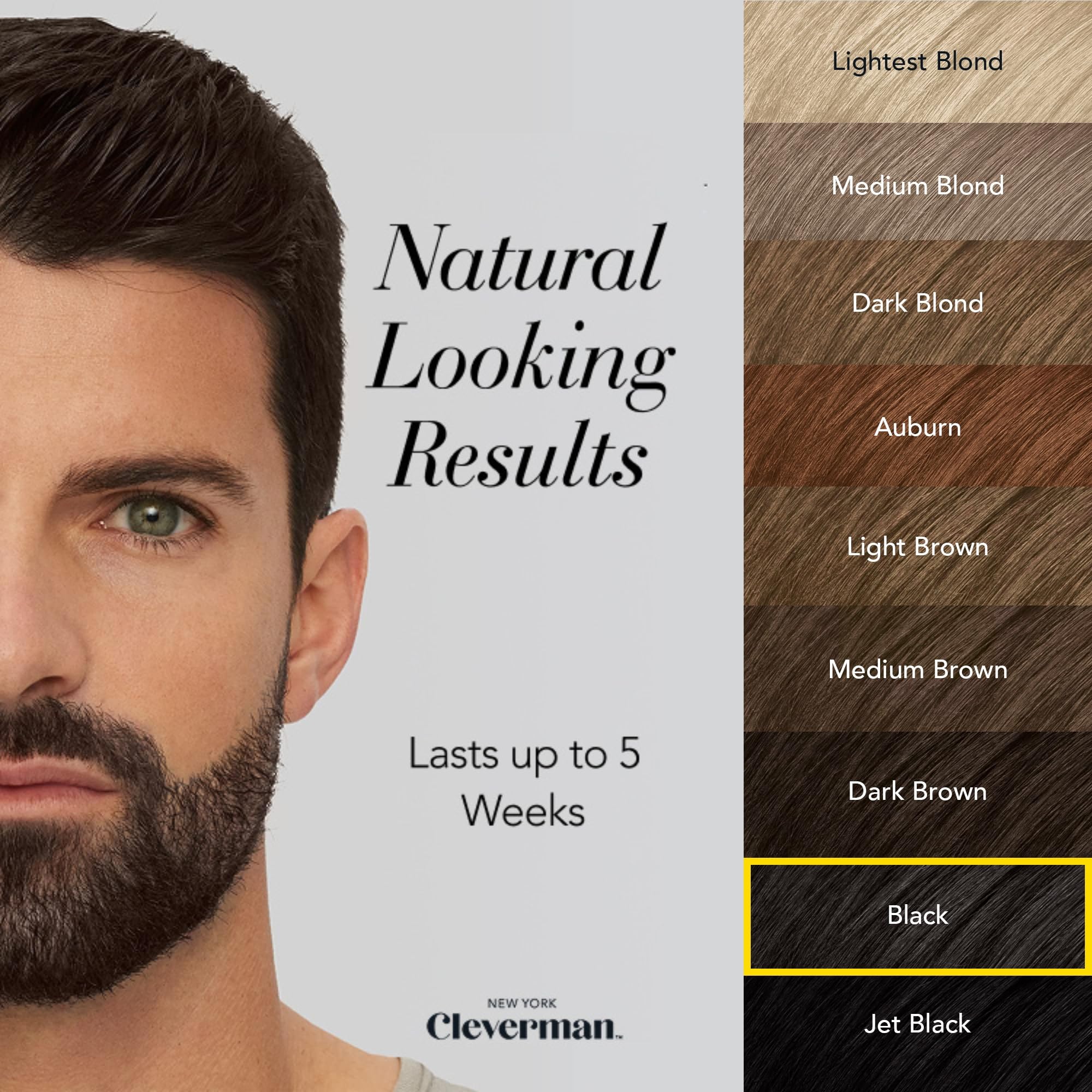 CLEVERMAN beard dye gloves and mixing tray ready for precise, mess-free application