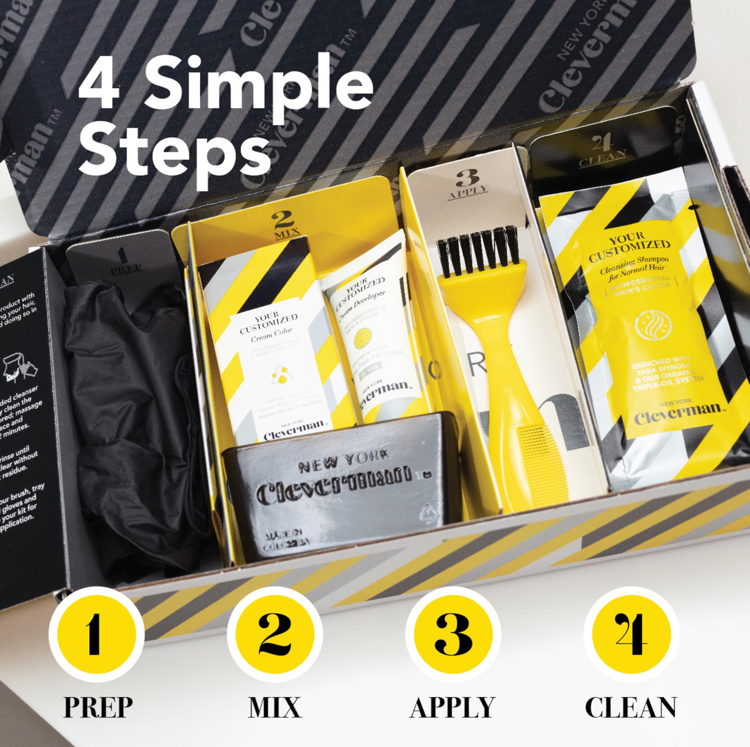 Cleverman mixer tray and spatula facilitate precise mixing.