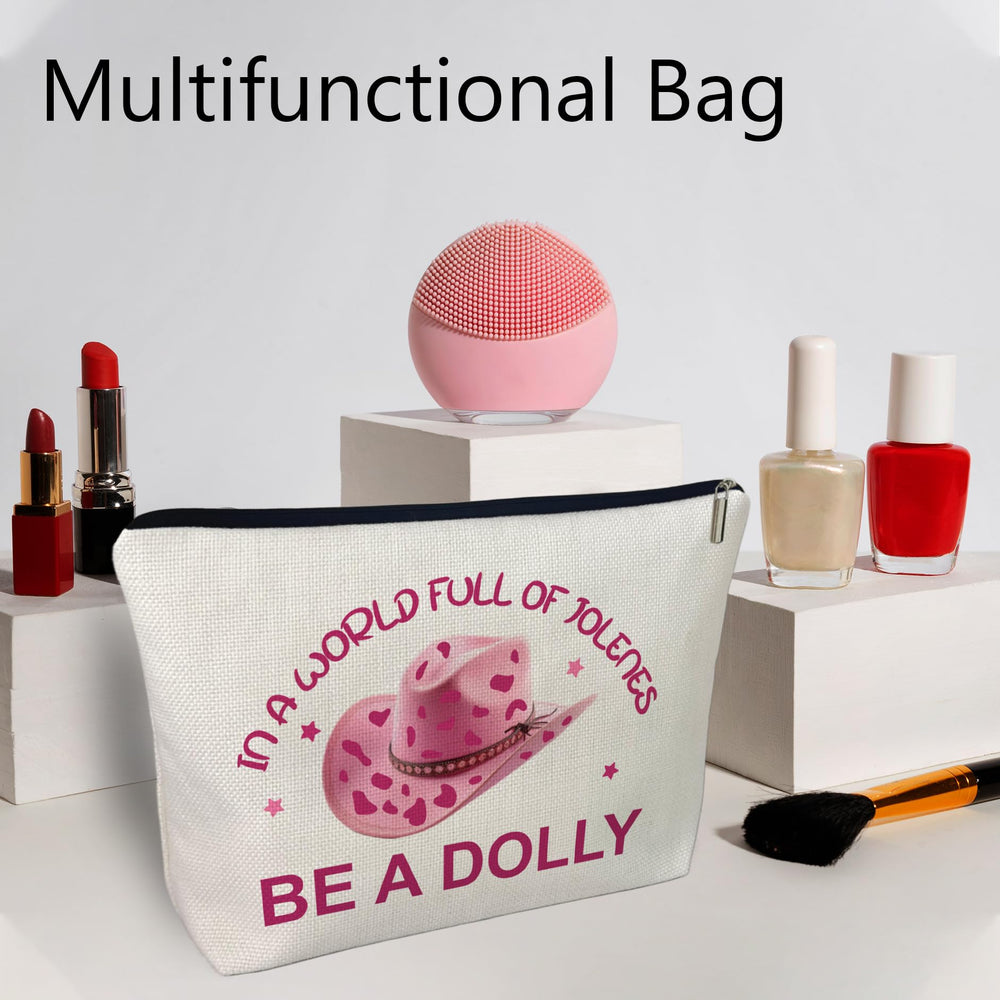 CLHHM Dolly-themed makeup bag gift-ready for birthdays or holidays