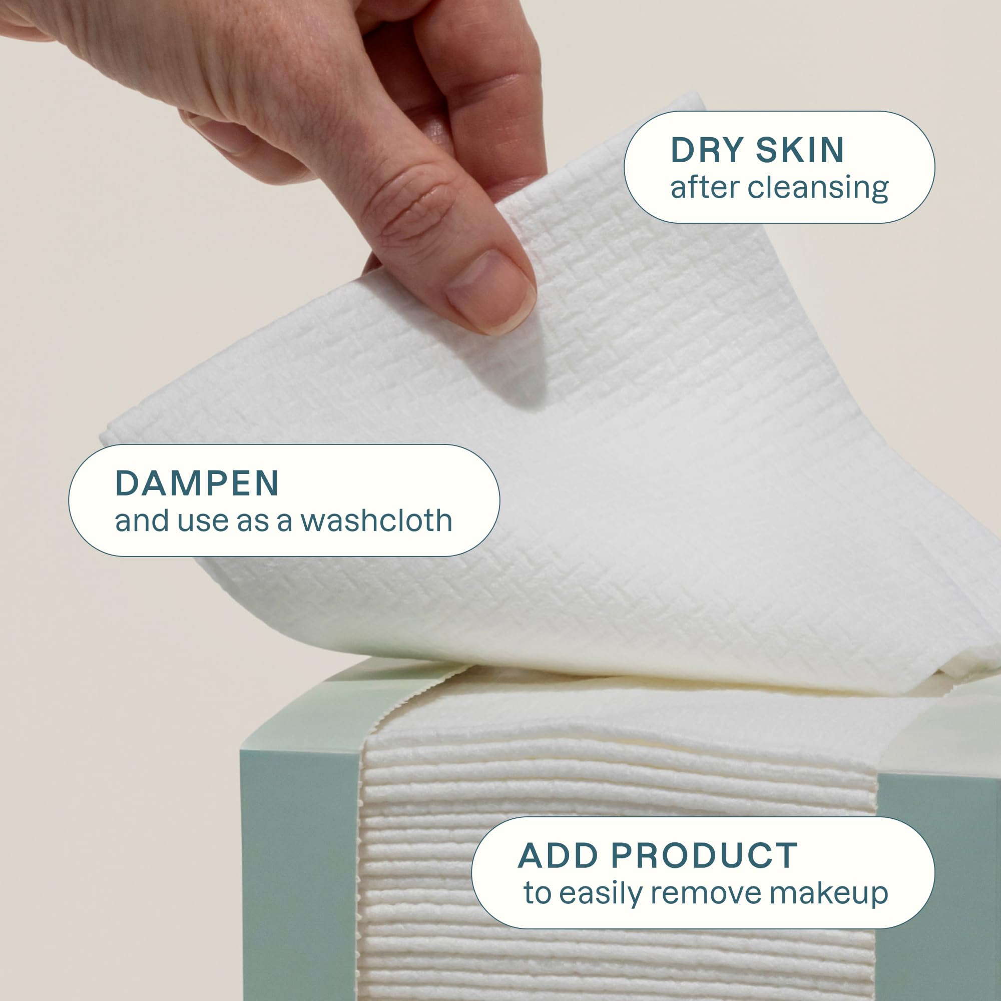 Cliganic Clean Face Towels XL laid out to show ultra-absorbent towels for quick drying