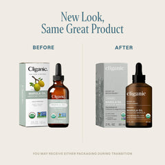 Cliganic Marula Oil skin-application scene showing fast absorption