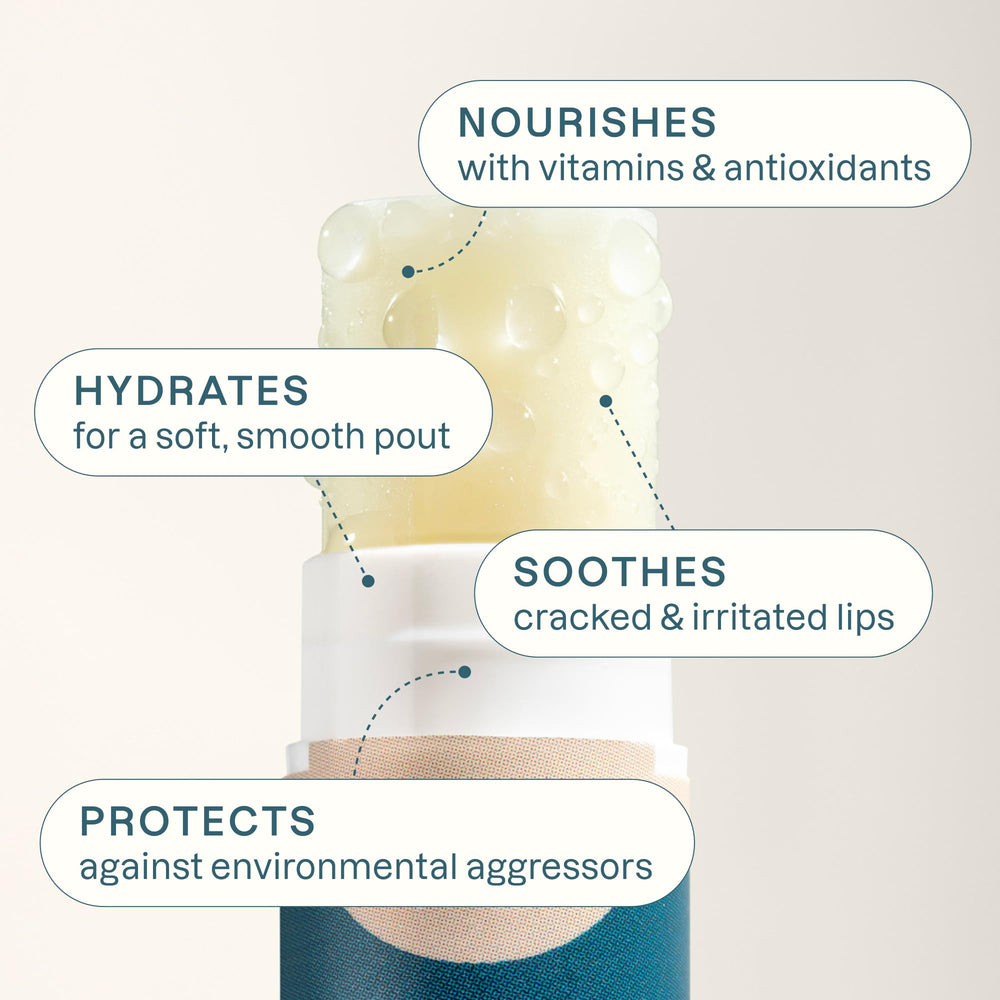 Cliganic Organic Lip Balm Citrus closeup conveys zesty scent and quick lip hydration