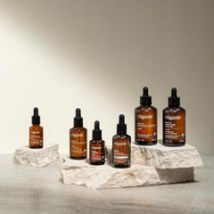 Cliganic Pumpkin Seed Oil application demonstrates versatile plant-based care for skin and hair.