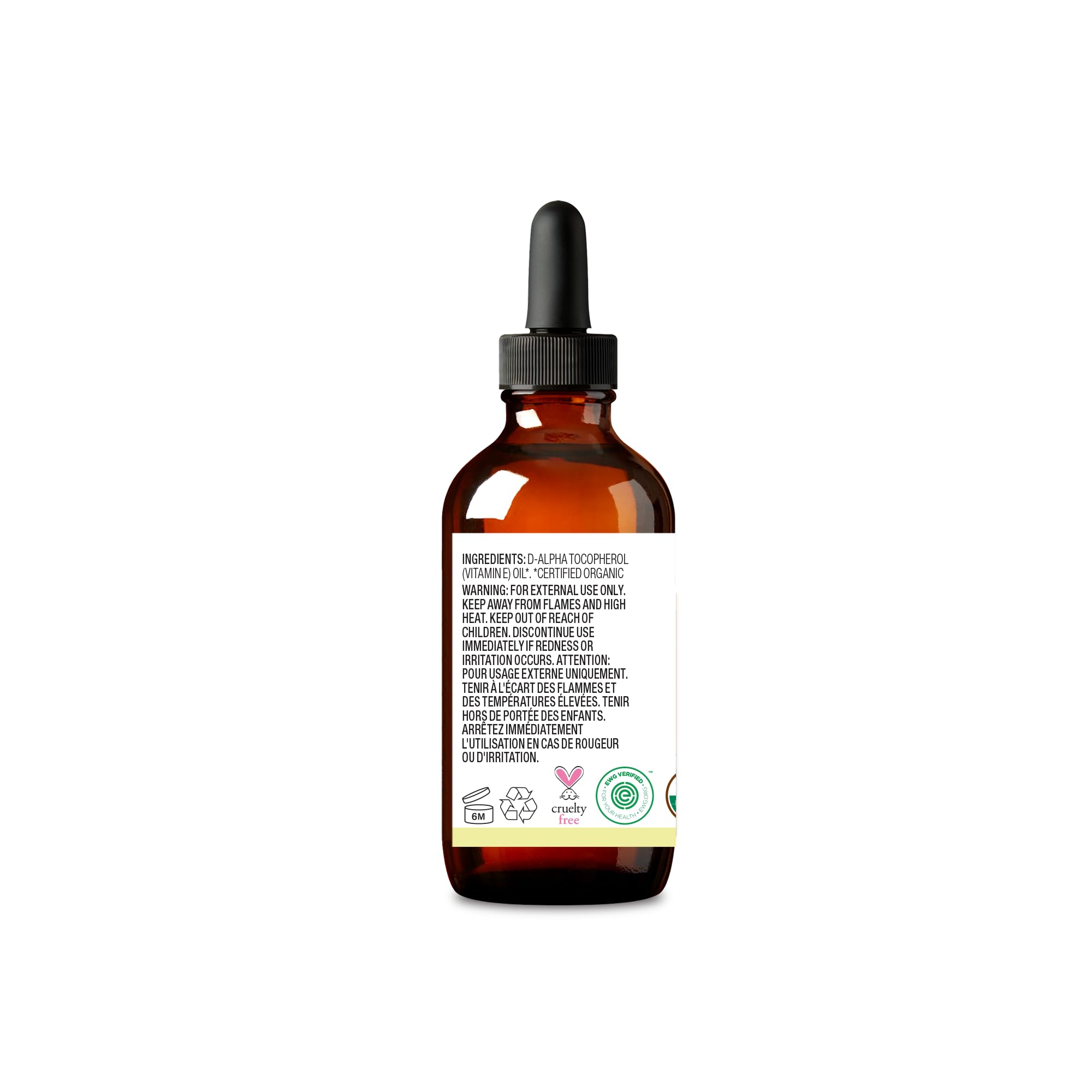 Cliganic Vitamin E Oil sustainably sourced packaging