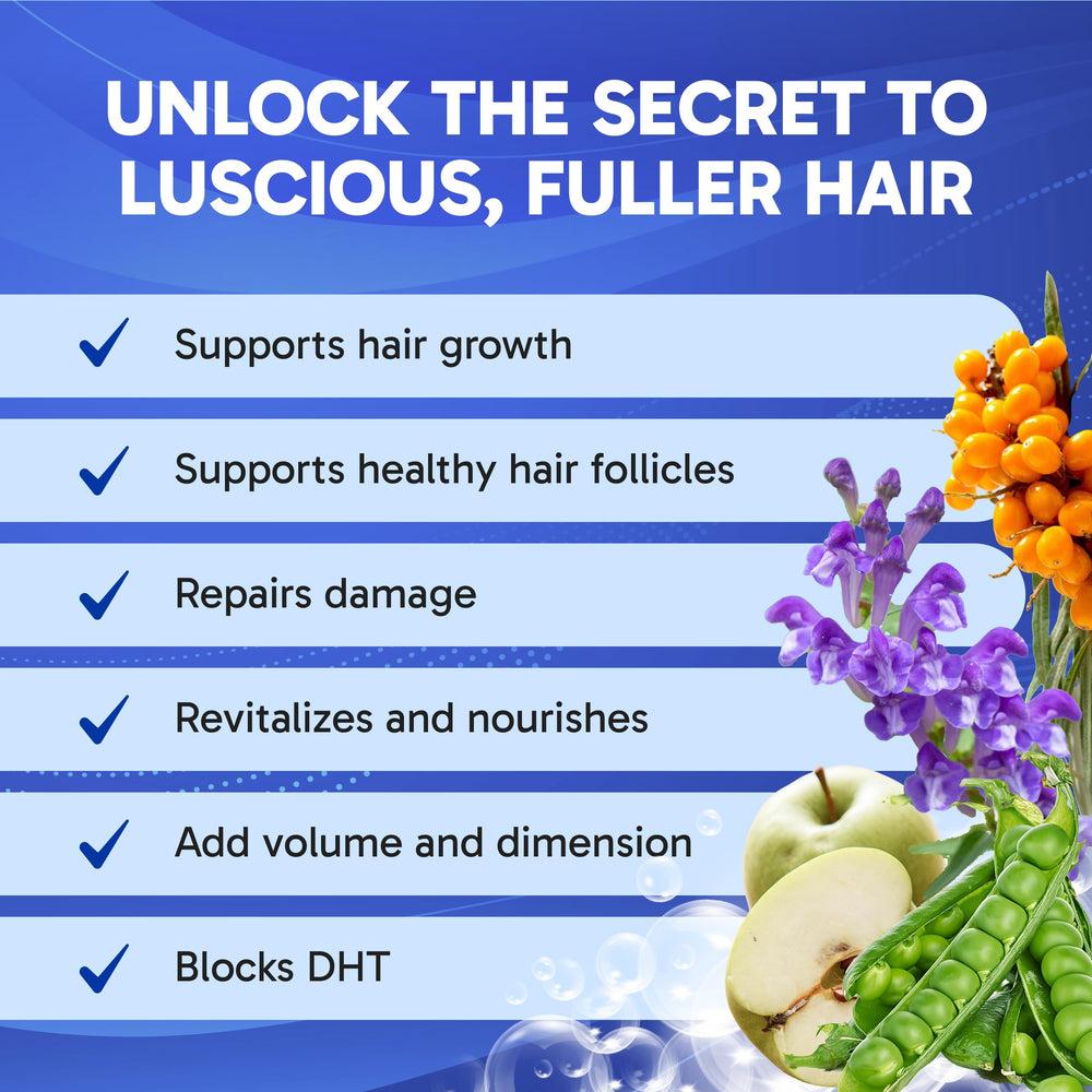 Clinical Effects Hair Therapy Shampoo packaging box highlights cruelty-free, USA-made quality.