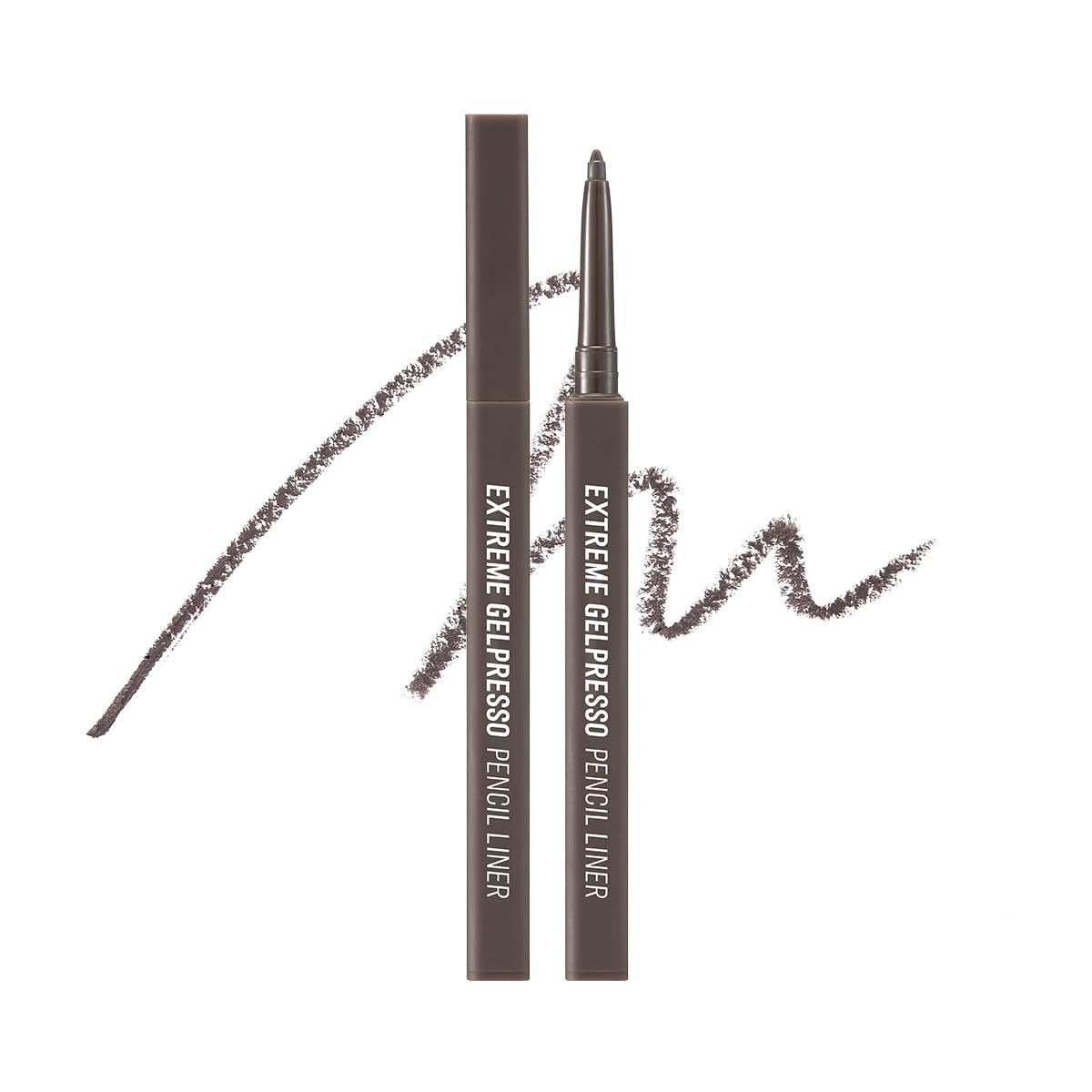 CLIO Extreme Gelpresso Pencil Eyeliner cap close-up for precise, clean line prep.