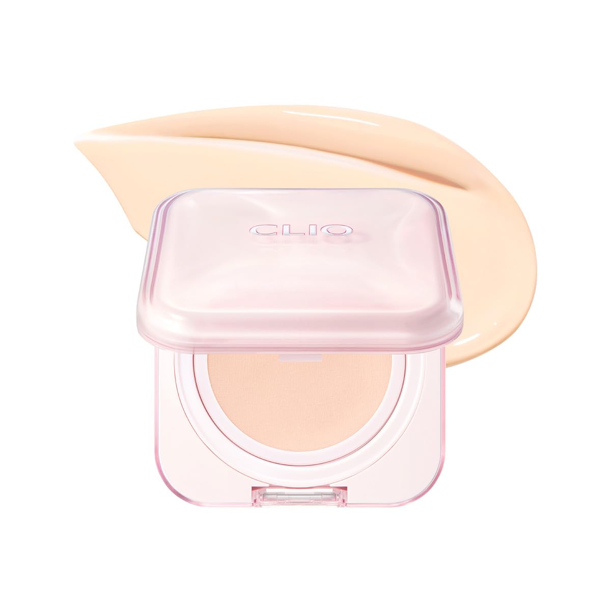 CLIO Kill Cover Mesh Glow cushion bottle closeup reveals radiant finish and light feel