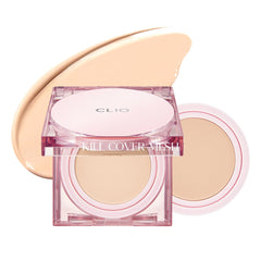 CLIO Kill Cover Mesh Glow Cushion packaging with refill for easy renewal.