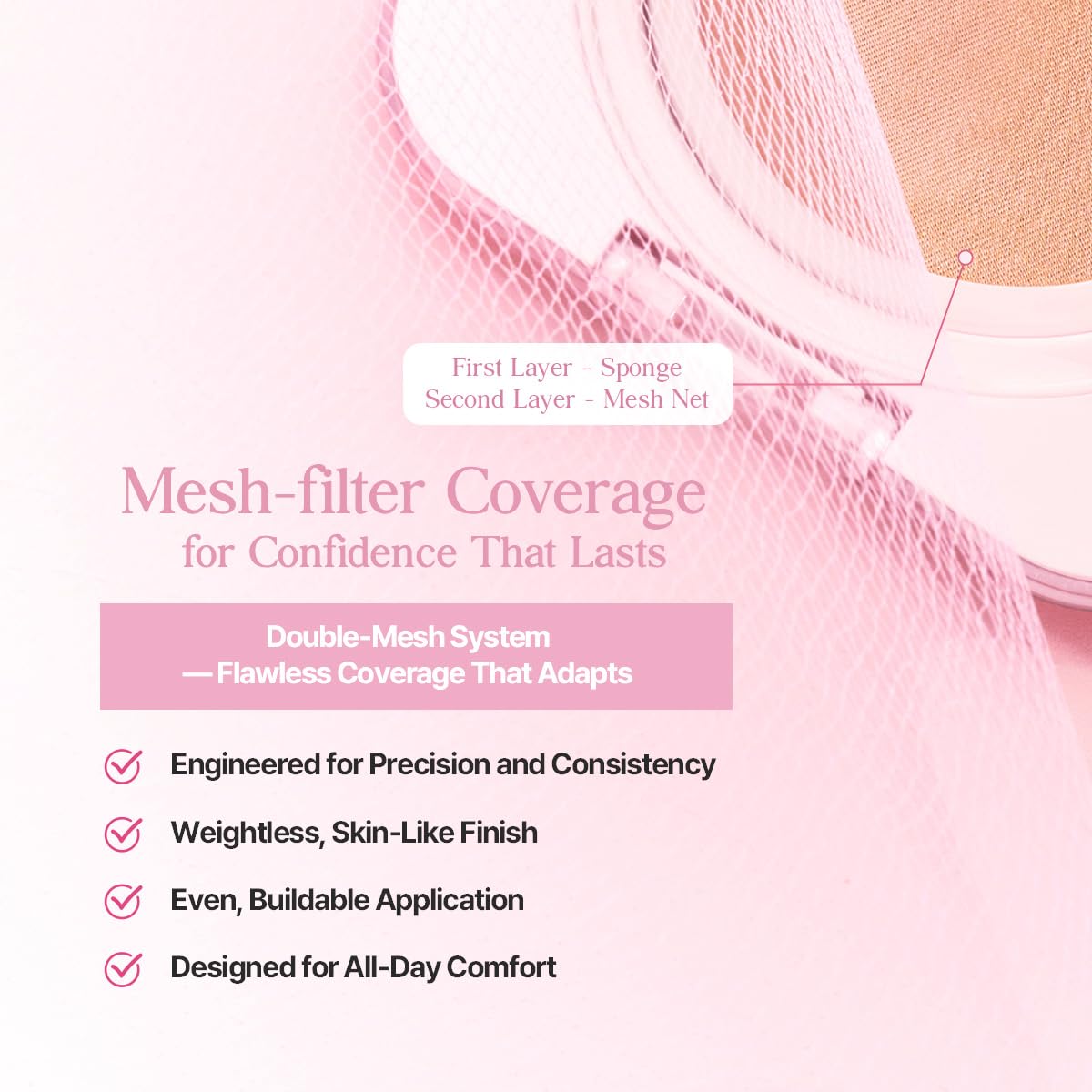 CLIO Kill Cover Mesh Glow hydration shot emphasizes moisture balance