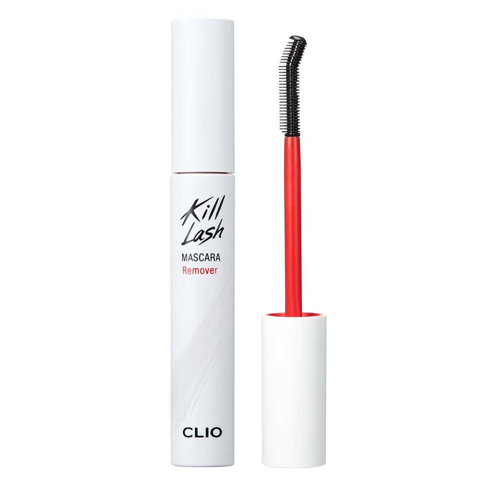 Desmaquillante CLIO Kill Lash en botella para una limpieza suave de ojos.