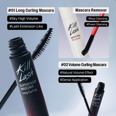 CLIO Kill Lash Superproof Mascara remover mini enables effortless, gentle removal