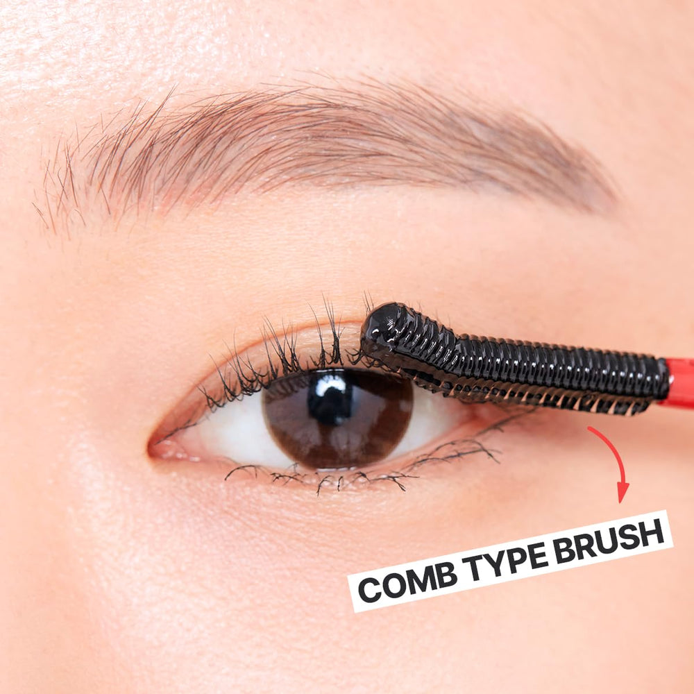 CLIO Kill Lash Mascara Remover applied to eye area for thorough removal