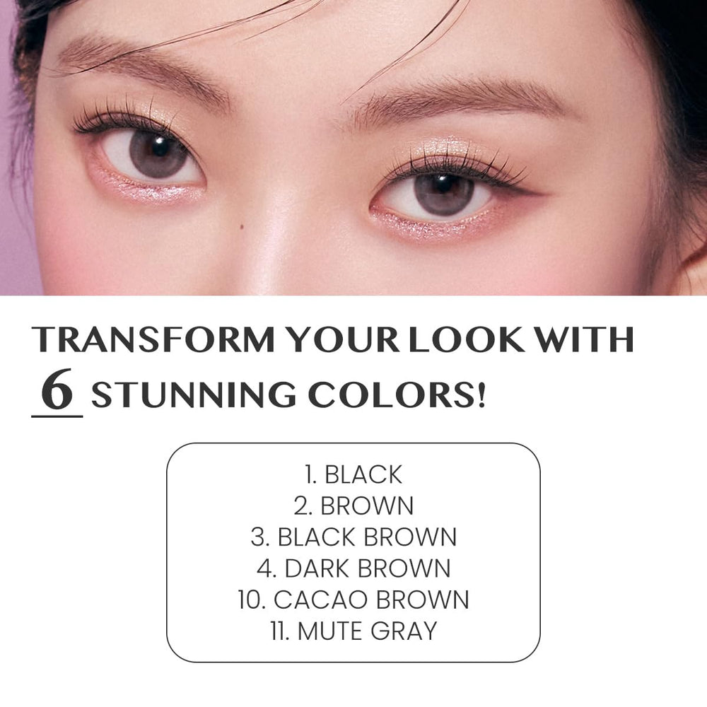 CLIO PROFESSIONAL Sharp Simple Waterproof Pencil Liner 02 Brown smooth glide for easy lash-line moments.