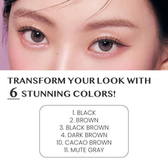 CLIO PROFESSIONAL Sharp Simple Waterproof Pencil Liner 02 Brown smooth glide for easy lash-line moments.