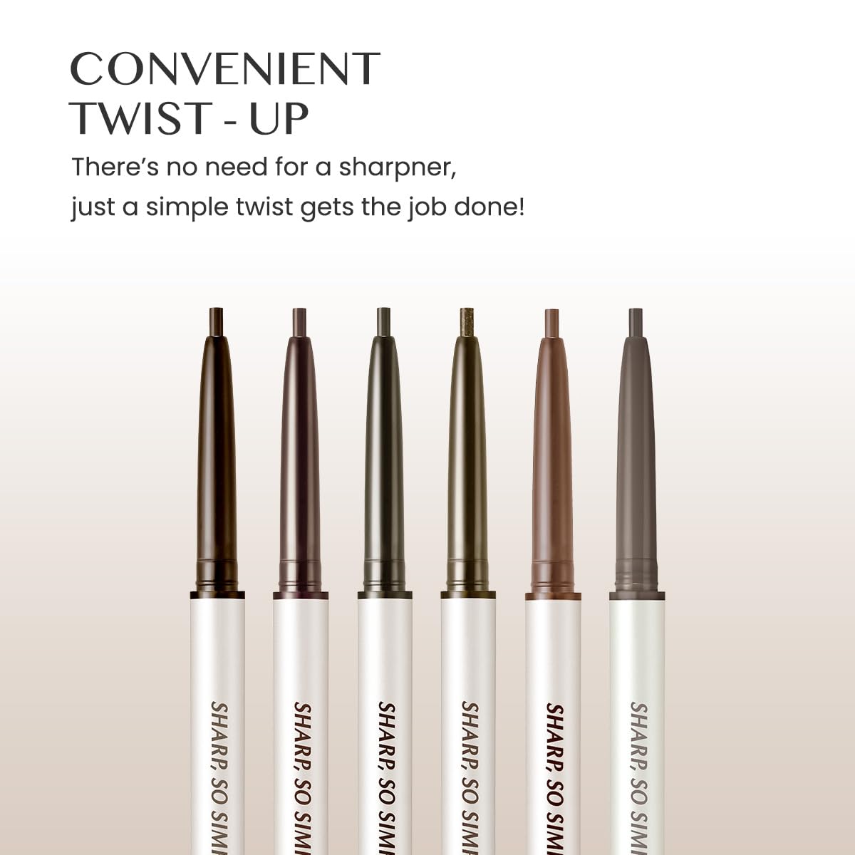 CLIO PROFESSIONAL Sharp Simple Waterproof Pencil Liner 02 Brown a K-beauty favorite.