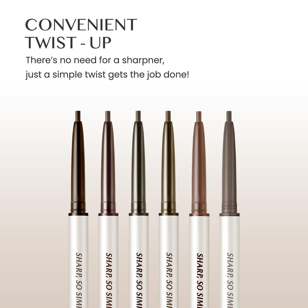 CLIO PROFESSIONAL Sharp Simple Waterproof Pencil Liner 02 Brown a K-beauty favorite.