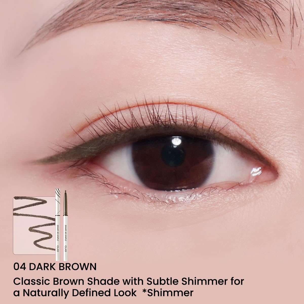 CLIO Sharp So Simple smooth-creamy-application for tug-free comfort along the lash line.