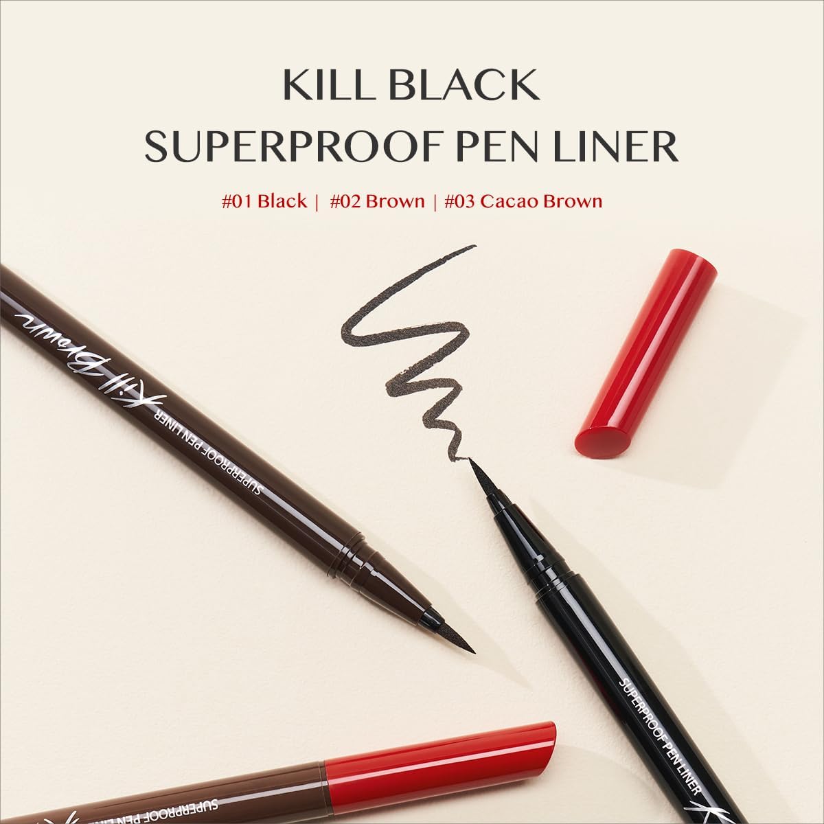 CLIO PROFESSIONAL Superproof tip closeup precision marker tip for clean lines.