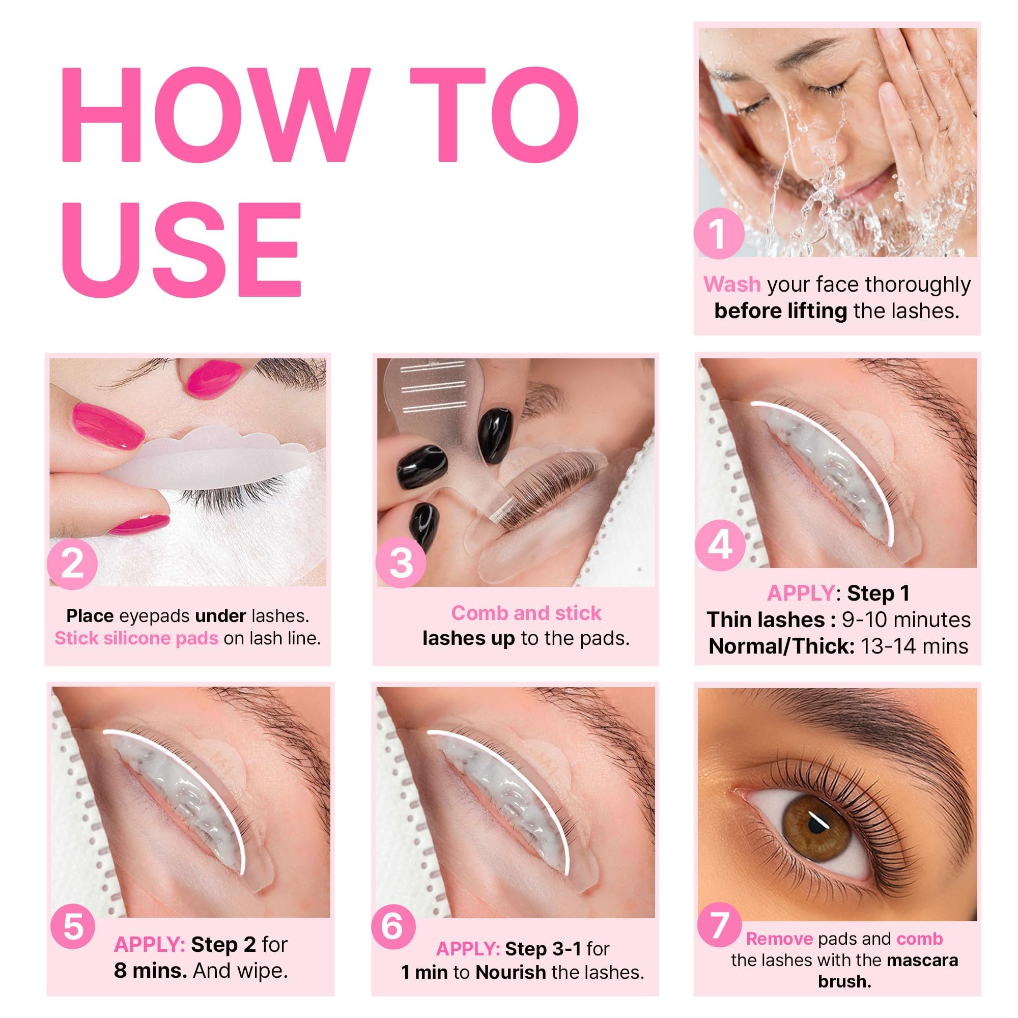 CLIONE PRIME nourishing post-lift solution image highlights lash hydration and protection.