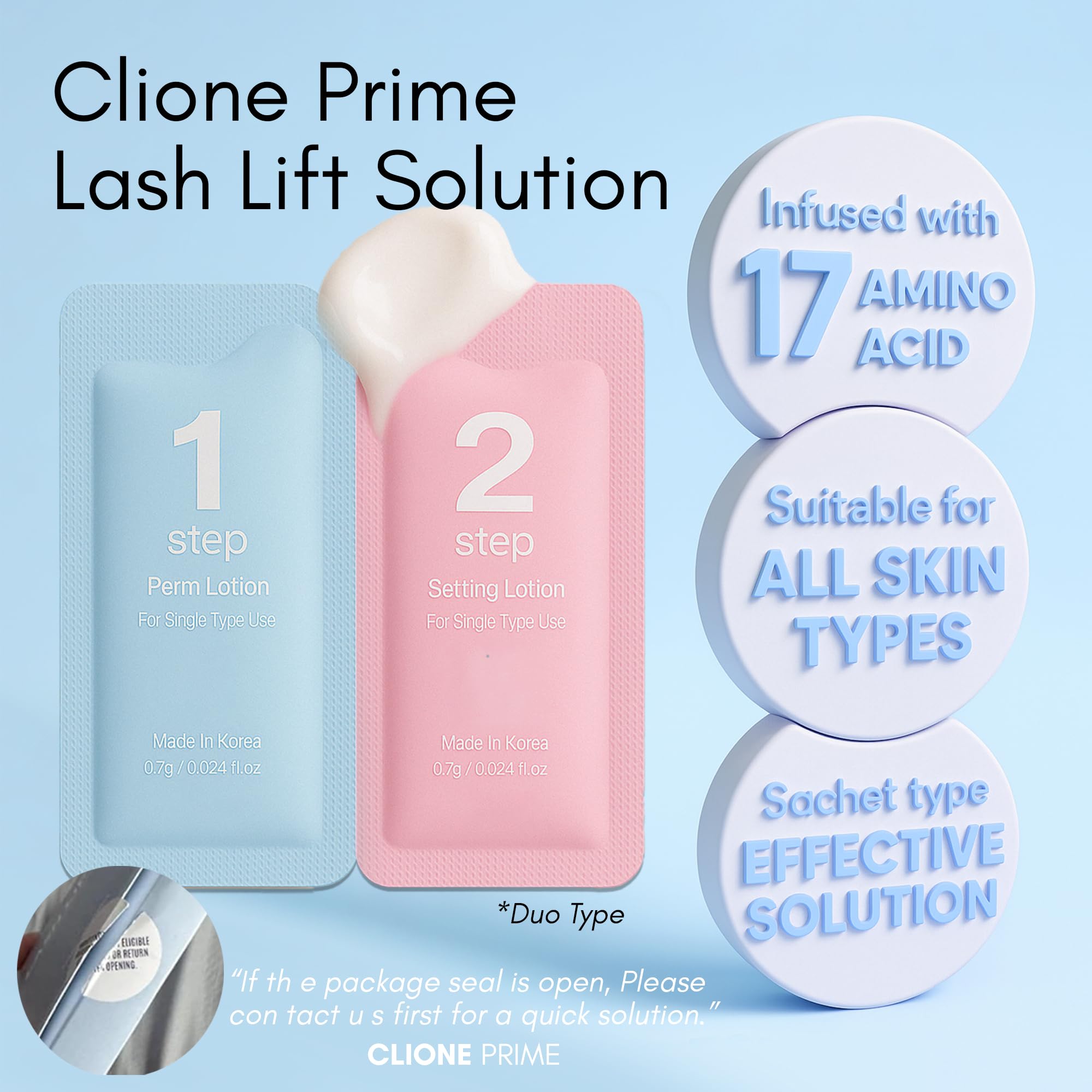 CLIONE PRIME uso profesional cejas y pestanas: producto libre-de-crueldad para salon o casa