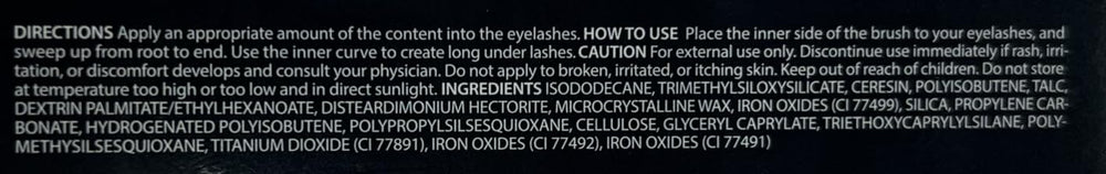 CLIO Kill Lash Superproof includes elastic brush delivering close-fit curling and even coverage.