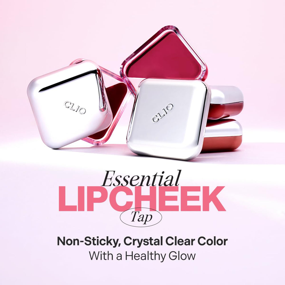 CLIO Professional Lip & Cheek Tap Rosy Blow creamy texture for easy blending