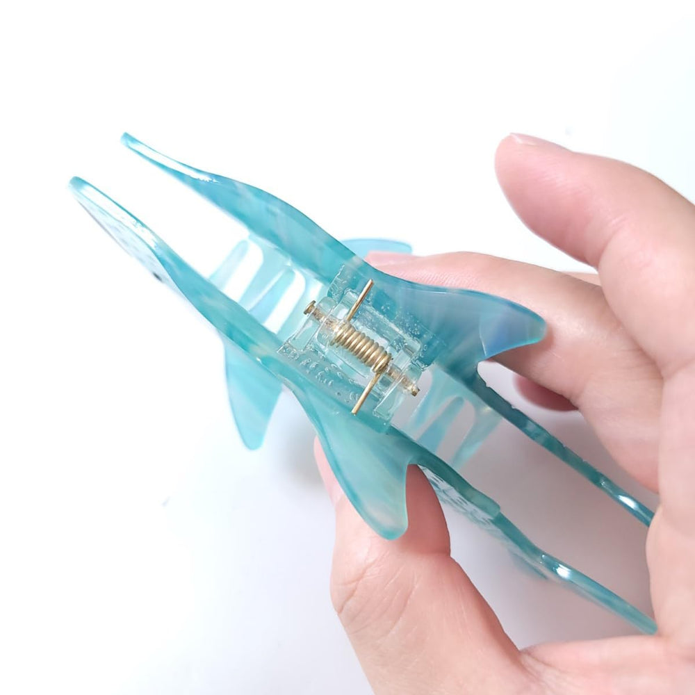 Clip Sugar multi-use hair clip cyan ideal for makeup styling and quick fixes
