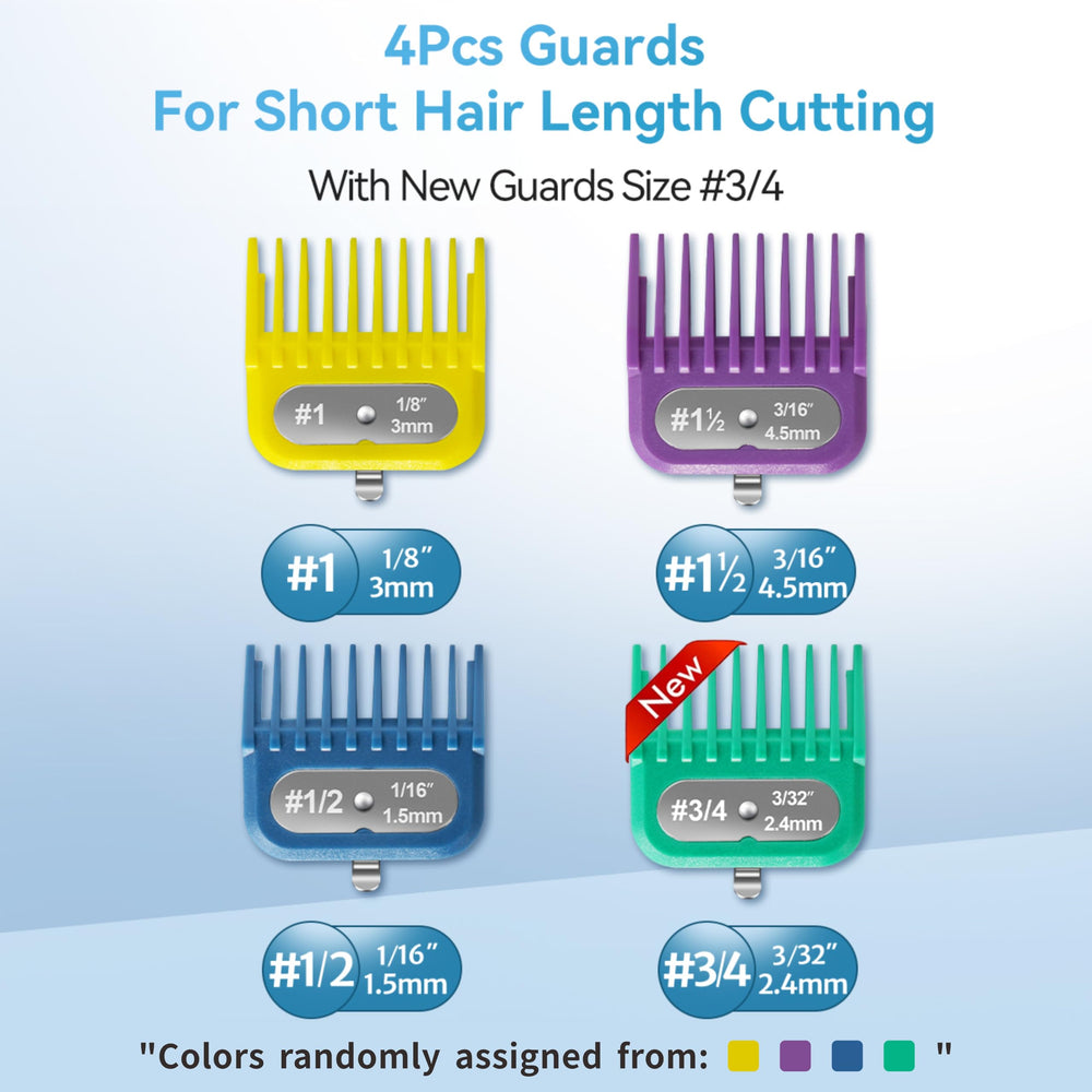 CLIPFIT clipper guards set packaging image for easy storage and travel grooming
