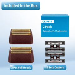 CLIPFIT stainless steel 420J2 cutters ensure long-lasting performance.
