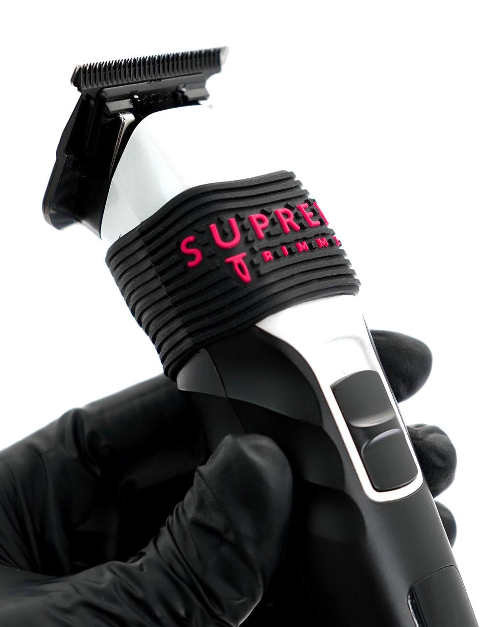 Clipper Grip Supreme silicone close-up shows flexible, easy-to-install design.