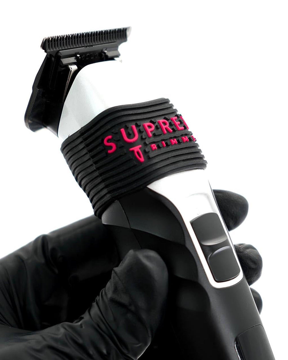 Clipper Grip Supreme silicone close-up shows flexible, easy-to-install design.