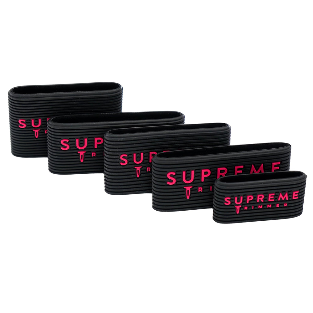 Clipper Grip Supreme 5-piece bands offer secure, non-slip grip for precise trimming.