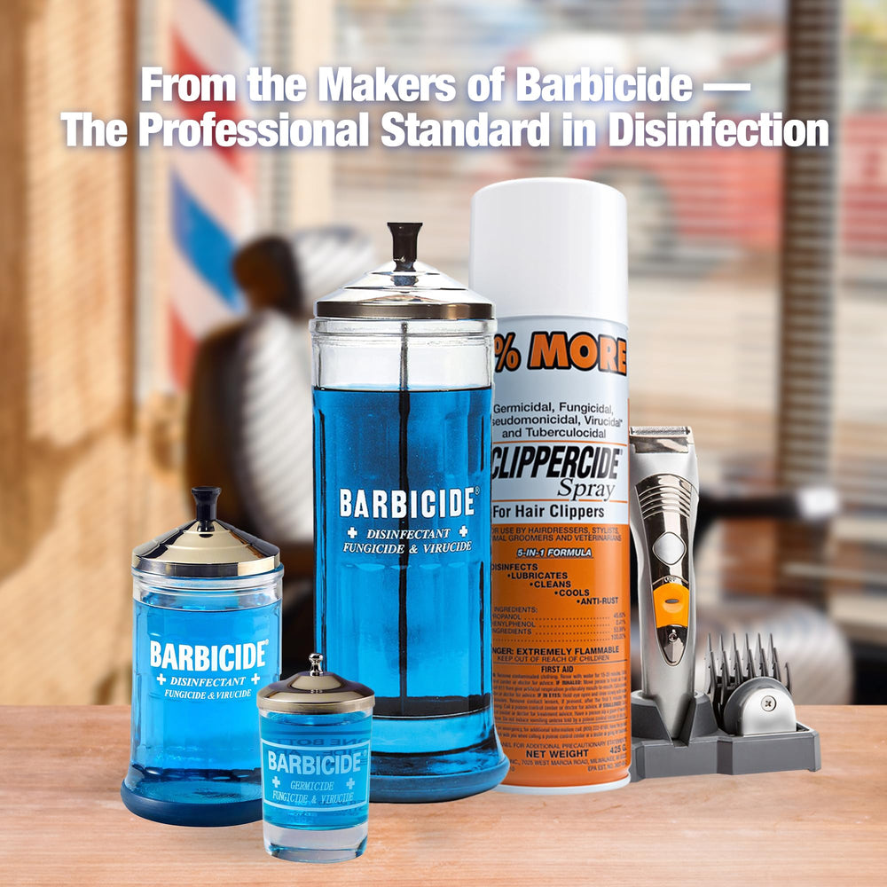 CLIPPERCIDE professional studio shot highlights tool maintenance benefits.