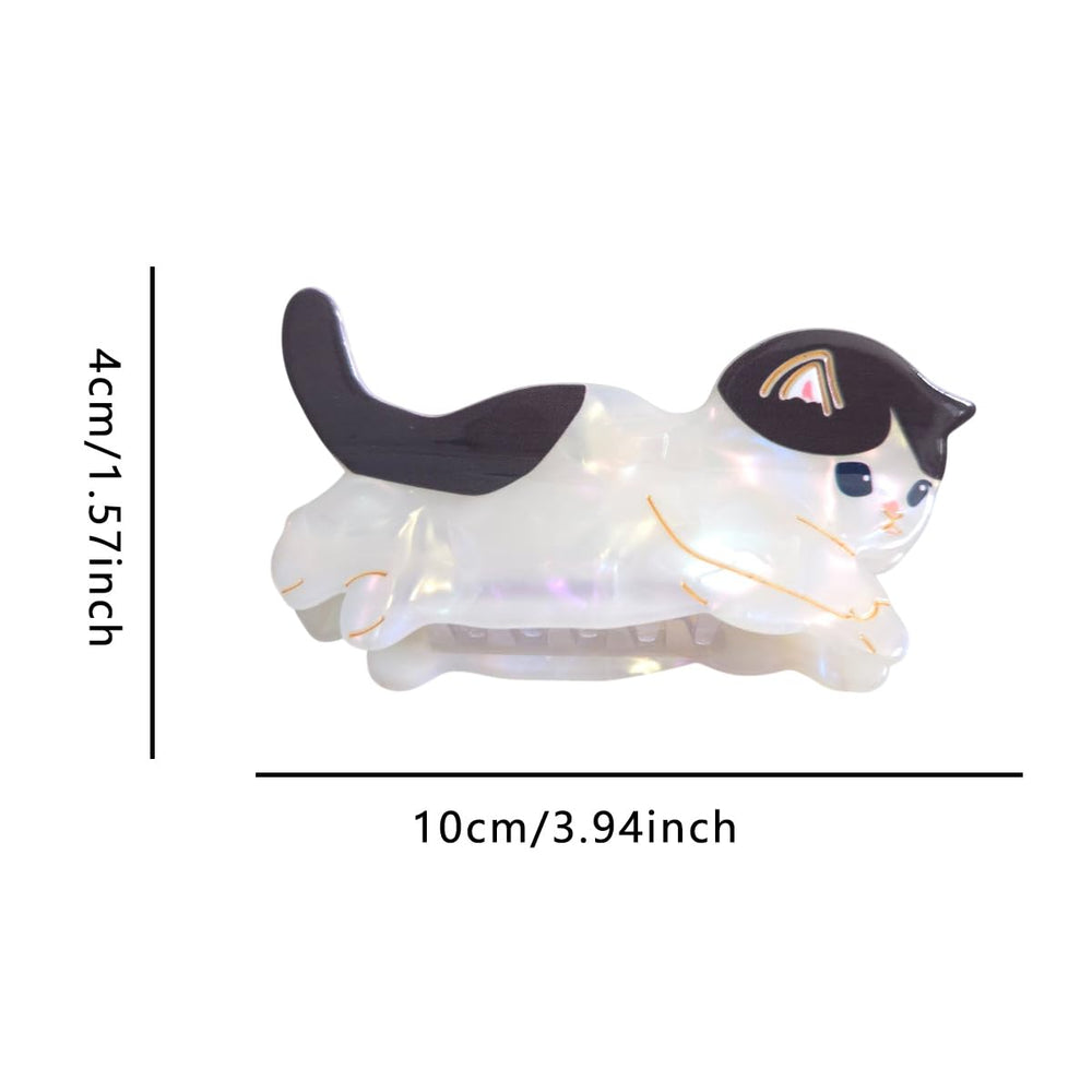 Clip Sugar acetate claw clip with durable grip and anti rust design
