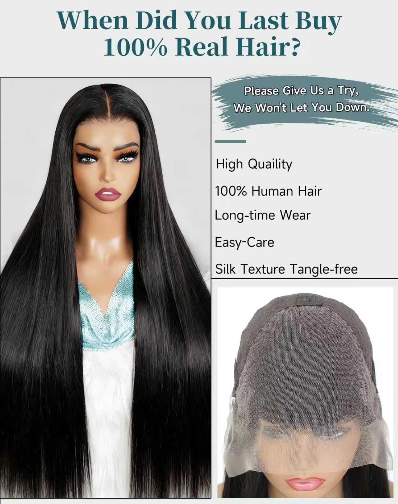 Cllok 13x6 lace front wig showing wide parting options