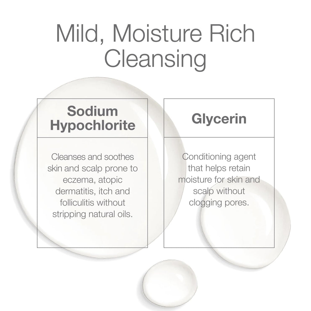 CLn 2-in-1 gentle wash scalp care application for sensitive skin.