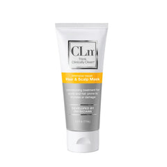 CLn Hair Mask bottle pour shows easy application and deep hydration.