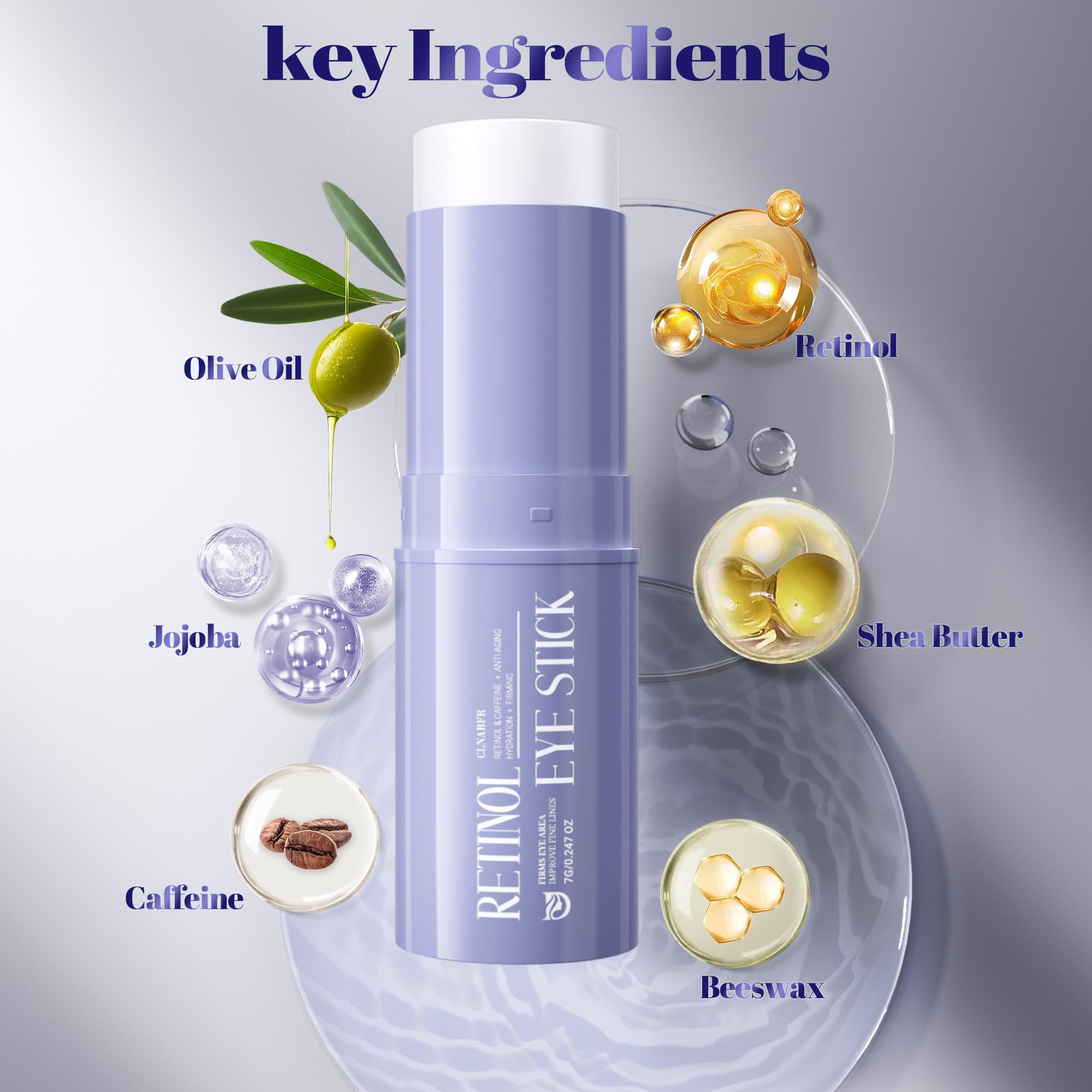 CLNABFR compact size of eye balm stick ideal for pockets or purses
