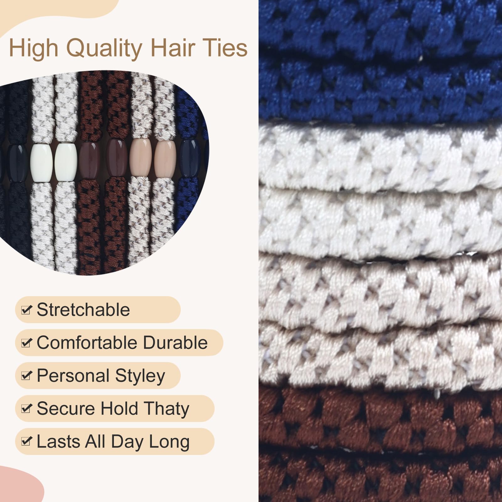 Clofiak braided hair ties double as bracelets for stylish wristwear on the go.