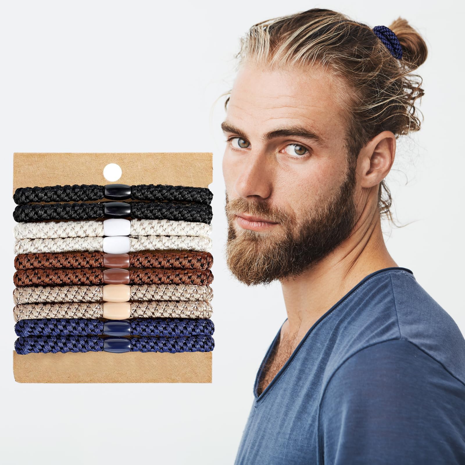 Clofiak hair ties provide universal hair compatibility for curly, thick, or long hair.