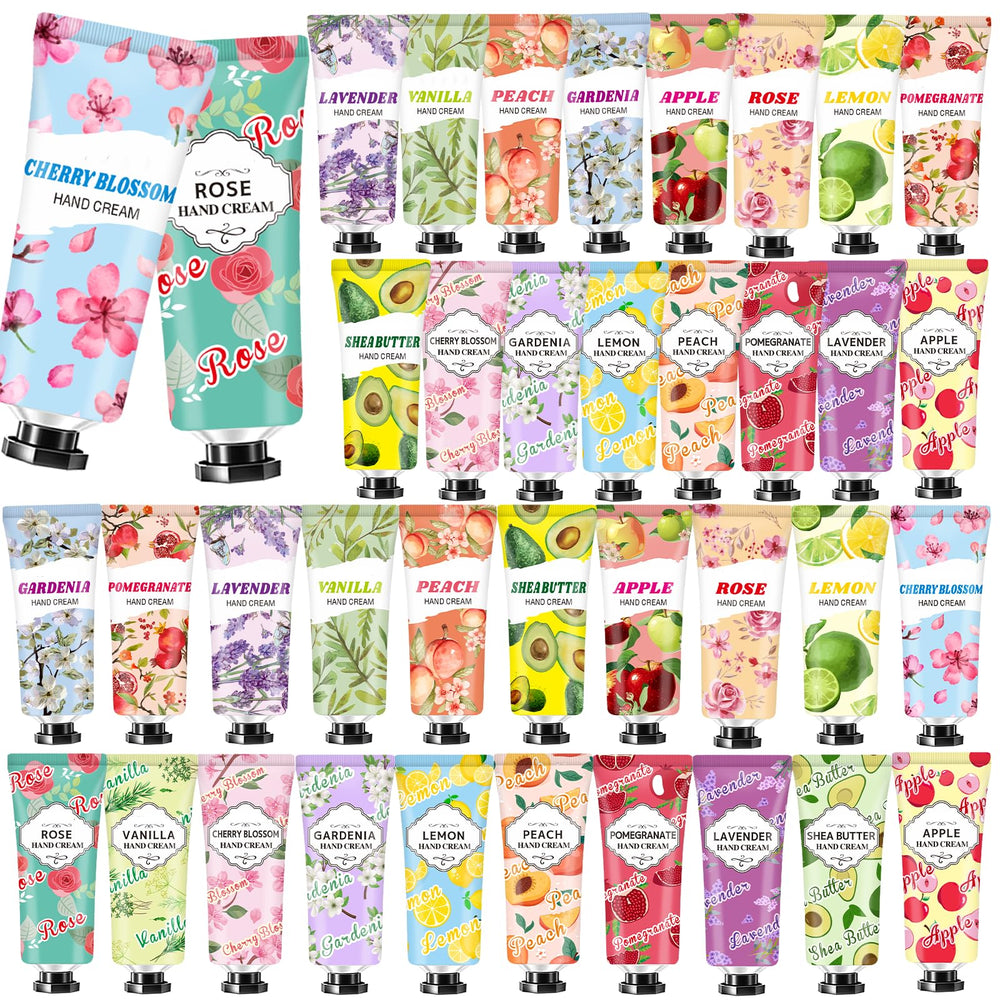 CLOTHES OF SKIN 38-pack hand cream assortment for daily moisturization and gifting.