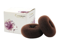 ClothoBeauty easy-use bun donut demonstrates fast styling with minimal effort