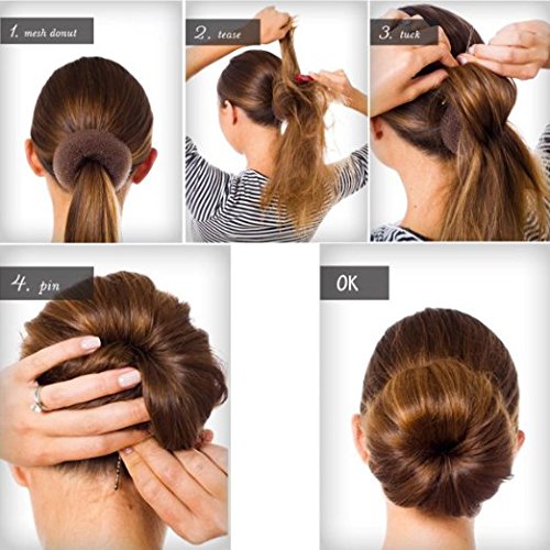ClothoBeauty extra-large donut designed for very thick and long hair