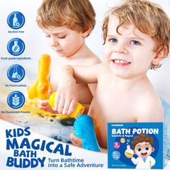 CLOUQUAR cartoon-design bath buddy inspires imaginative play during bath time.
