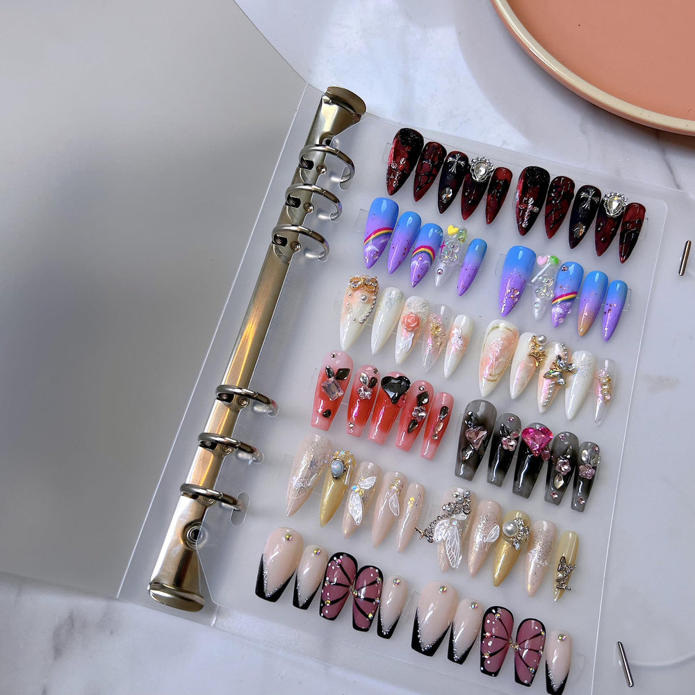 CloudTrip included nail tweezer enables precise placement for flawless looks