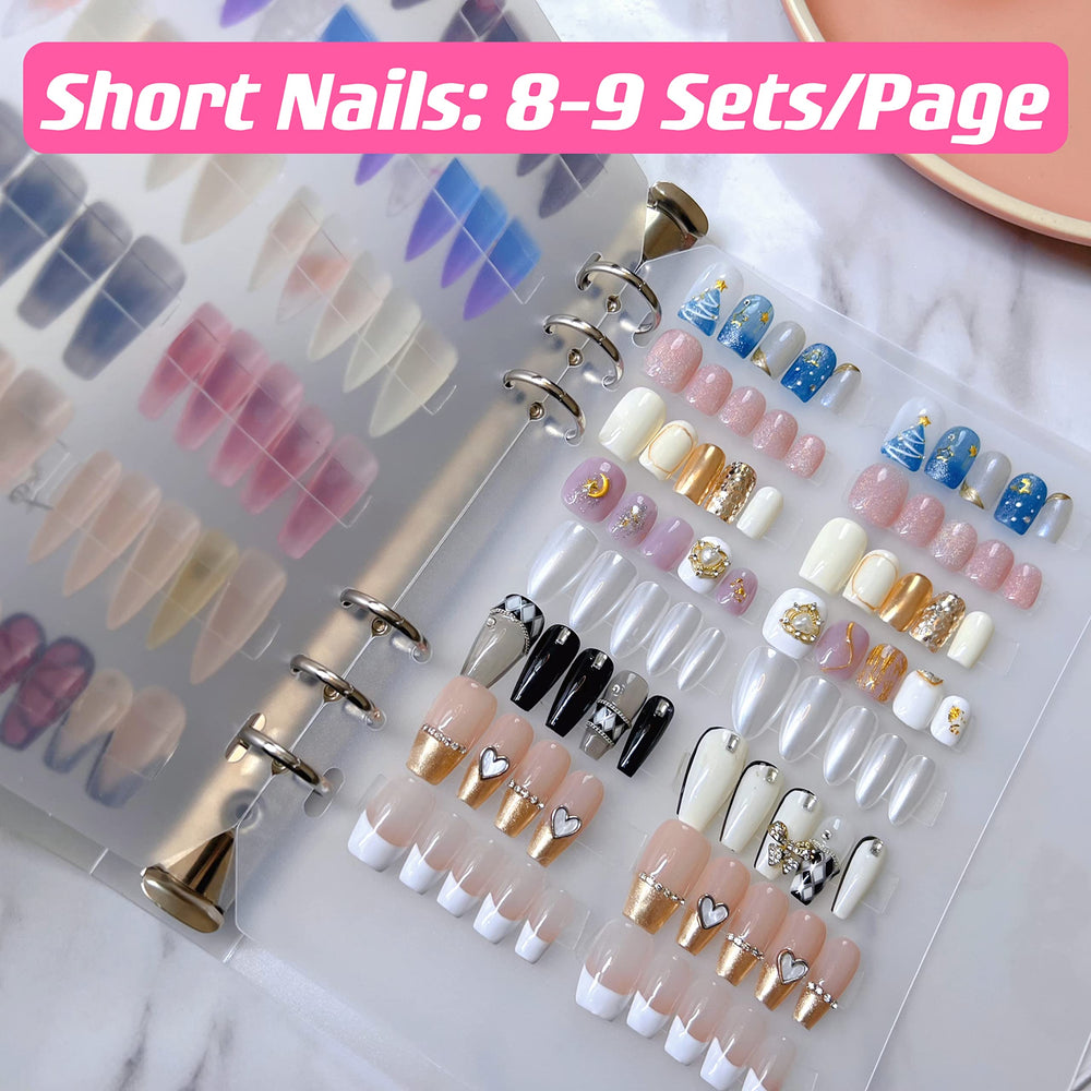 CloudTrip transparent nail pockets showcase nails securely while browsing sets