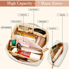 Cloudwings center clear zip pocket for quick visibility of essentials