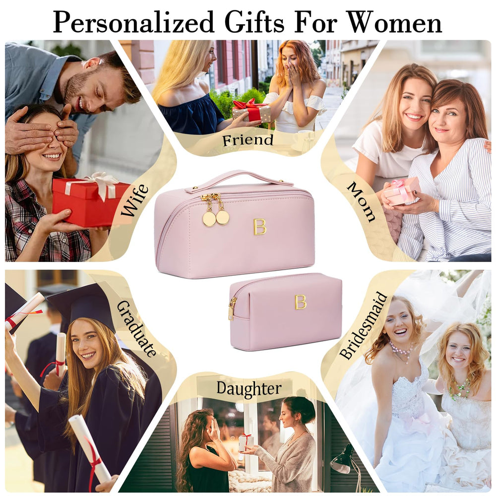 CloudWings clear divider in makeup bag lets you see contents instantly.