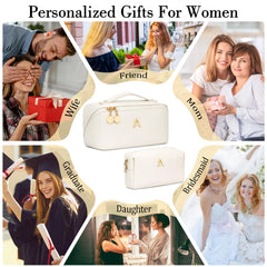 Cloudwings large-capacity compartments keep brushes and skincare neatly organized