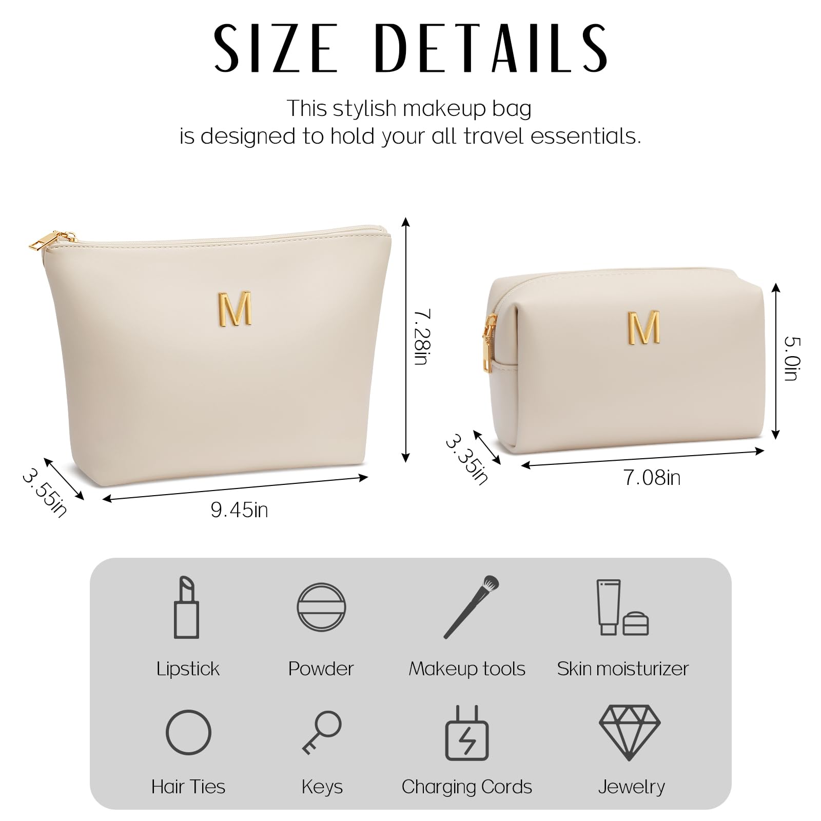 CloudWINGS monogram detail adds a stylish personalized touch.